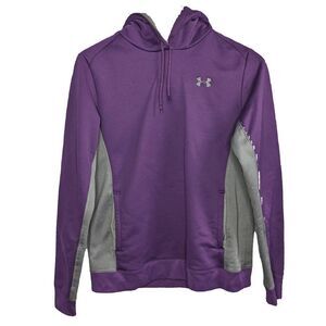 Under Armour Essential Fleece Sweater Sweatshirt & Hoodie Purple Gray Size M